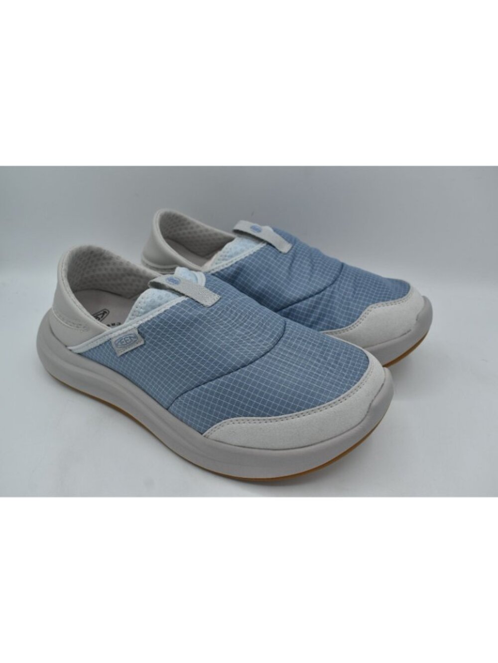 Keen Womens Size 9 Whyser Faded Denim Slip On Shoes - Picture 3 of 11